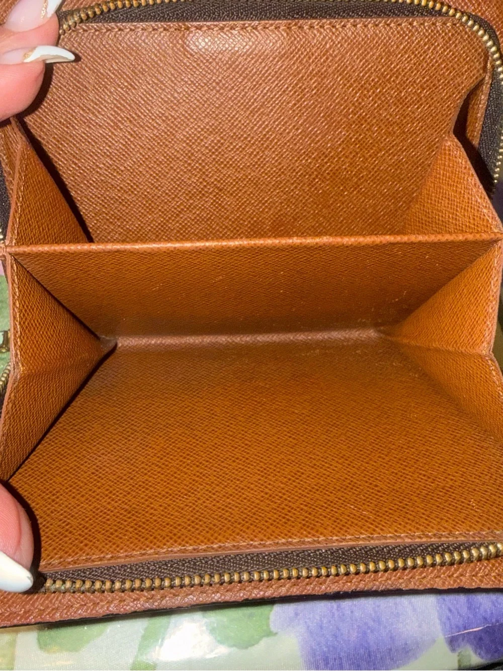 Louis Vuitton Monogram Wallet in Brown and Gold